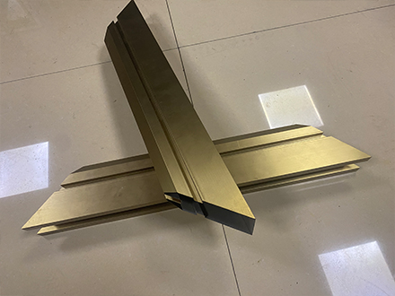 不锈钢玻璃卡槽304材质玫瑰金表面